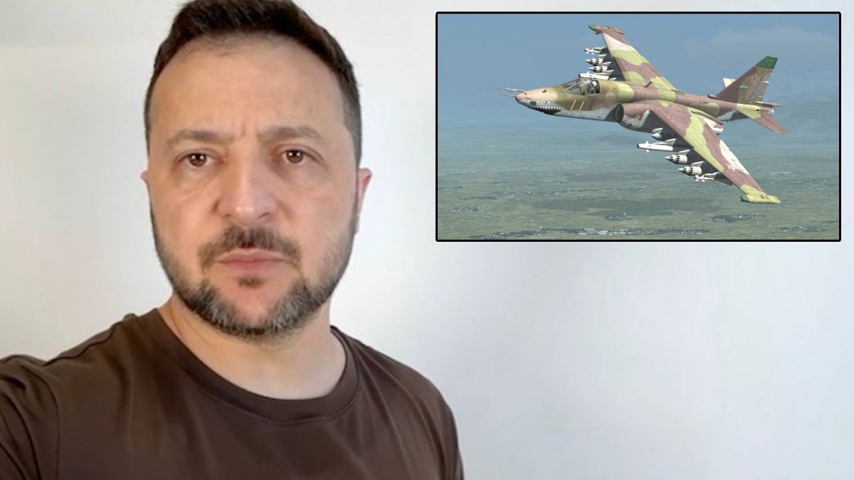 Zelenski: Rusya’ya ait Su-25 uçağı düşürüldü