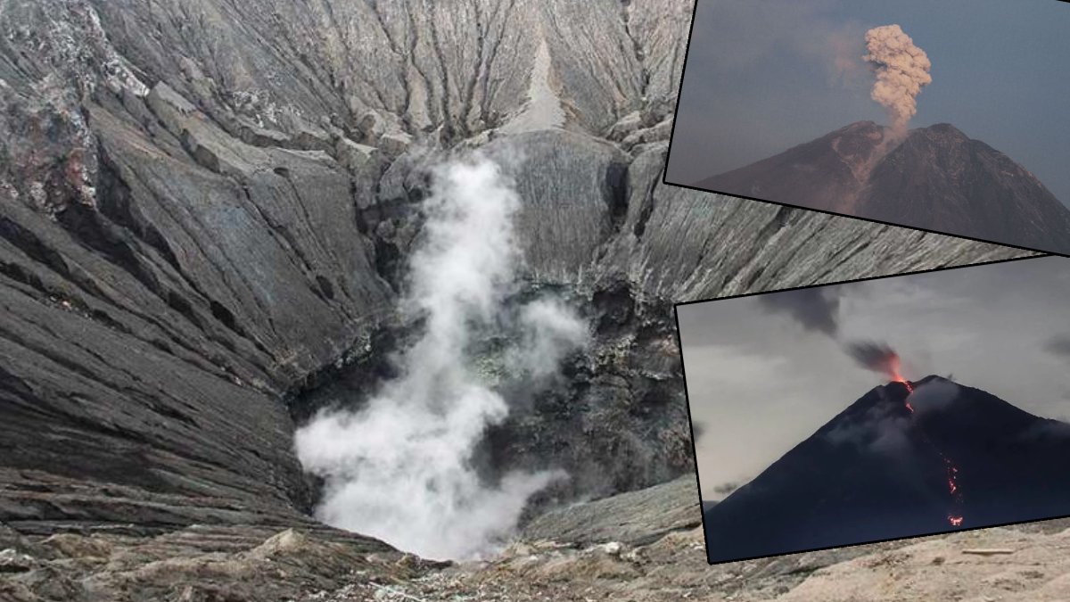 Semeru yanardağında patlama