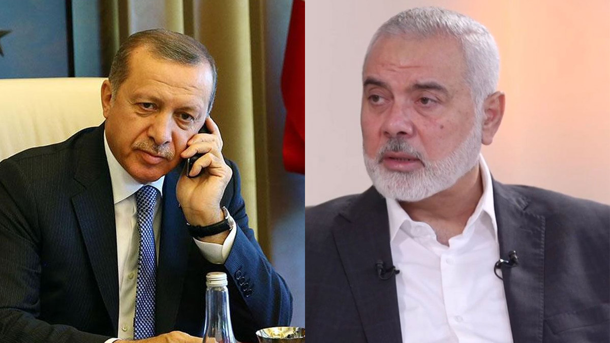 Erdoğan, Hamas lideri Haniye ile görüştü