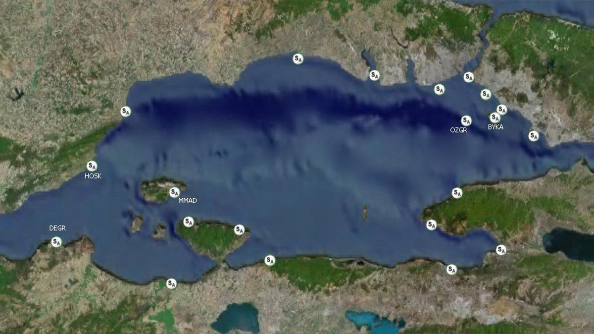 Marmara'da tsunami önlemi: 19 erken uyarı istasyonu devreye alındı