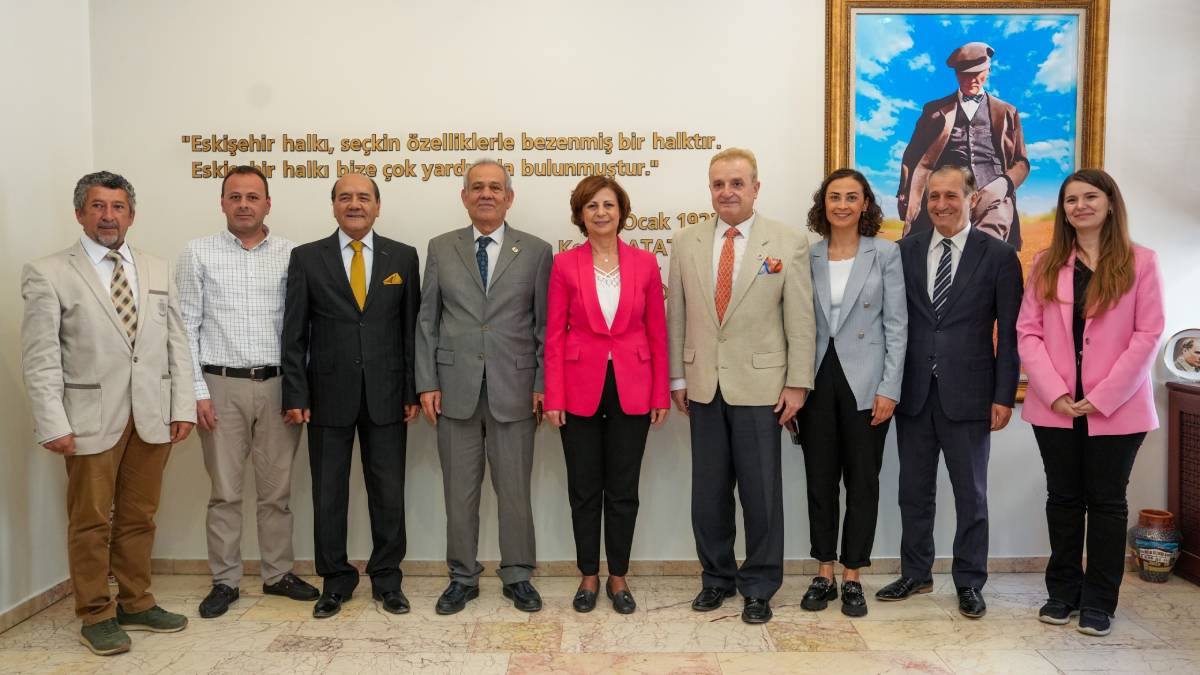 Eskişehir Gazeteciler Cemiyeti’nden Ünlüce’ye ziyaret