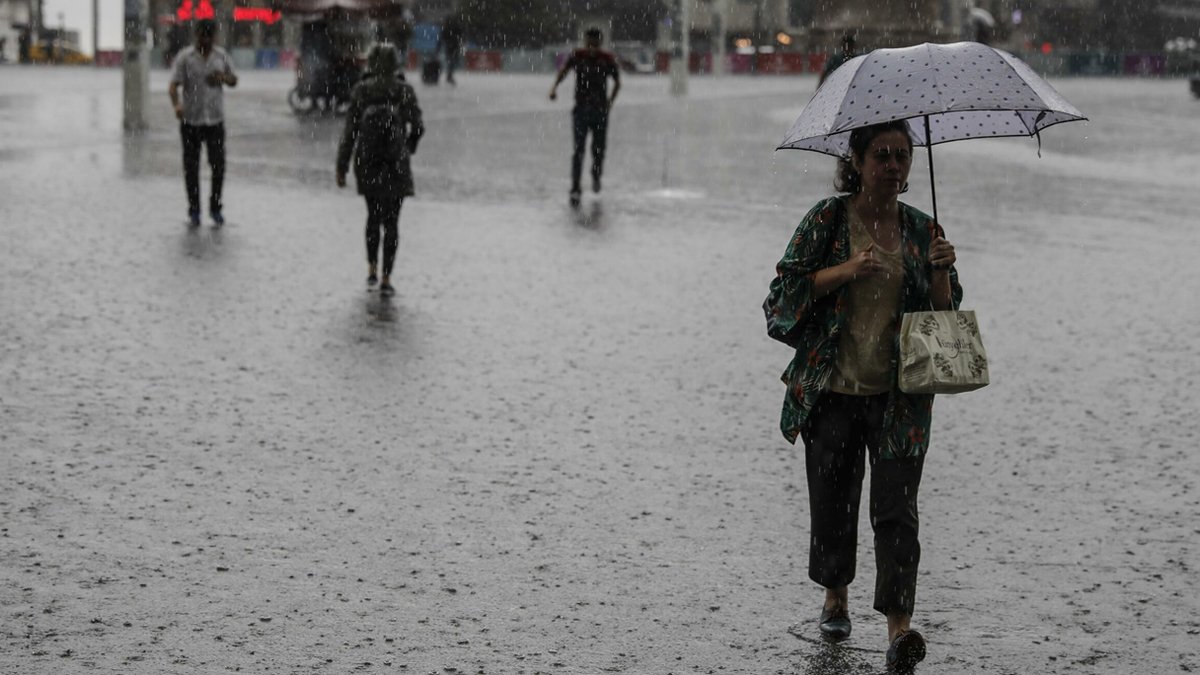 12 ilde yağış alarmı! Gök gürültülü sağanak geliyor