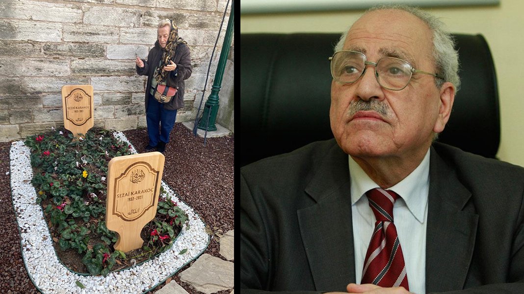 'Mona Roza' Sezai Karakoç'un mezarı başında