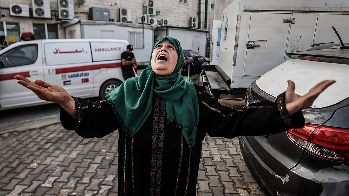 Gazze'de acı tablo! Hastaneler toplu mezara döndü