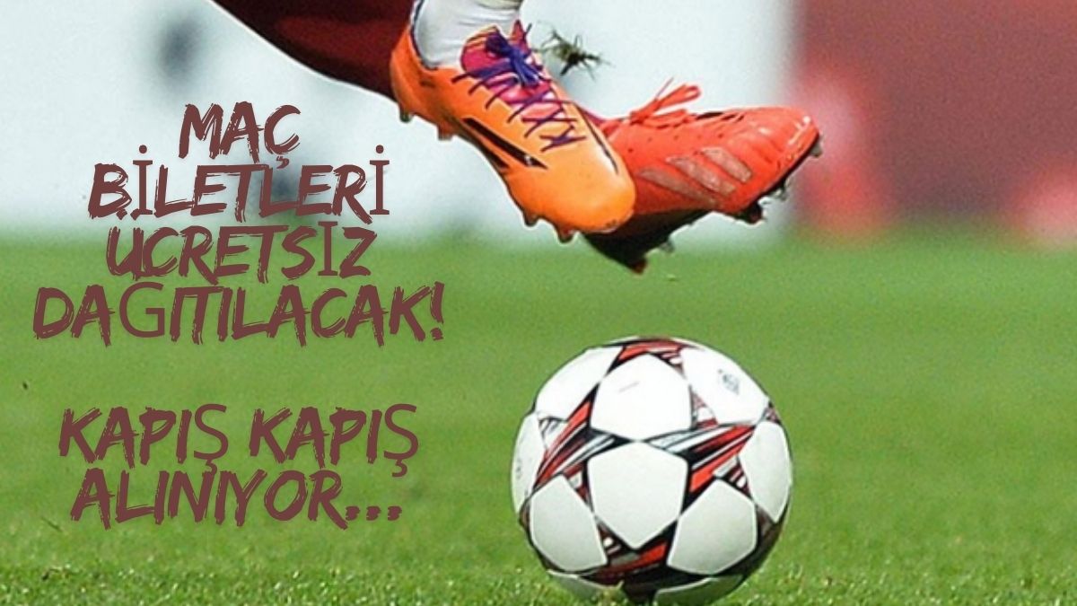 O maçın biletleri ücretsiz oldu! Gitmek isteyen biletini oralardan alabilir: Futbol severler bayram edecek