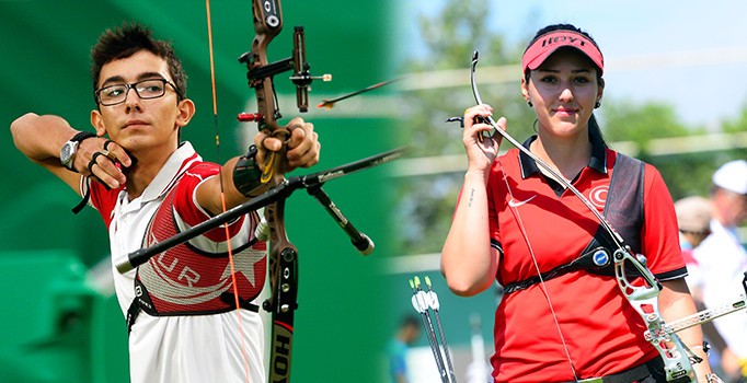 Federasyon başkanı Topaloğlu, Mete ve Yasemin'den madalya bekliyor