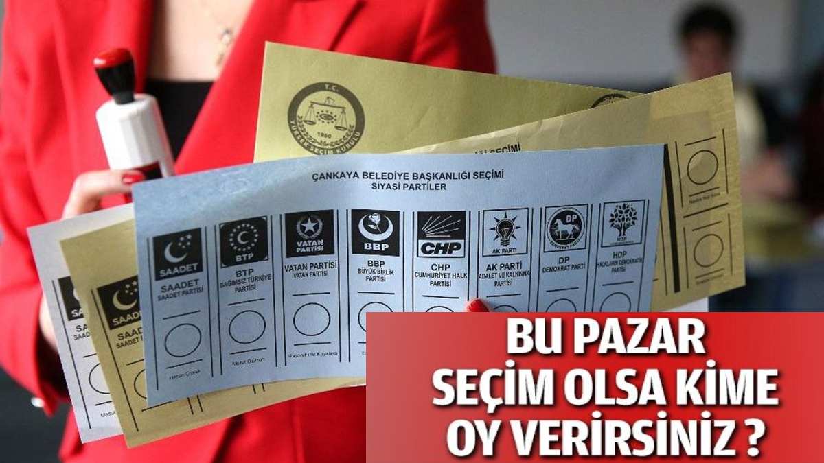Ak Parti anket sonucu gündem oldu! Bu pazar seçim olsa kime oy verirsiniz? Anket sonuçları açıklandı
