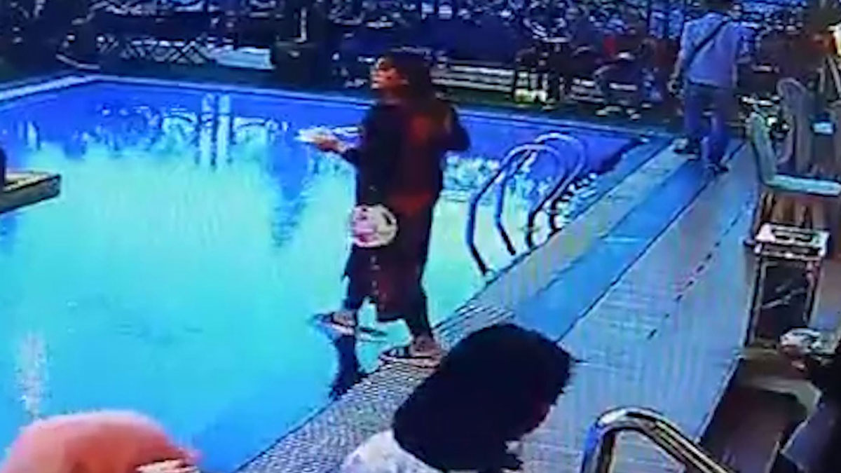 Düğünde dans ederken havuza düşüp öldü! 5 çocuğu öksüz kaldı