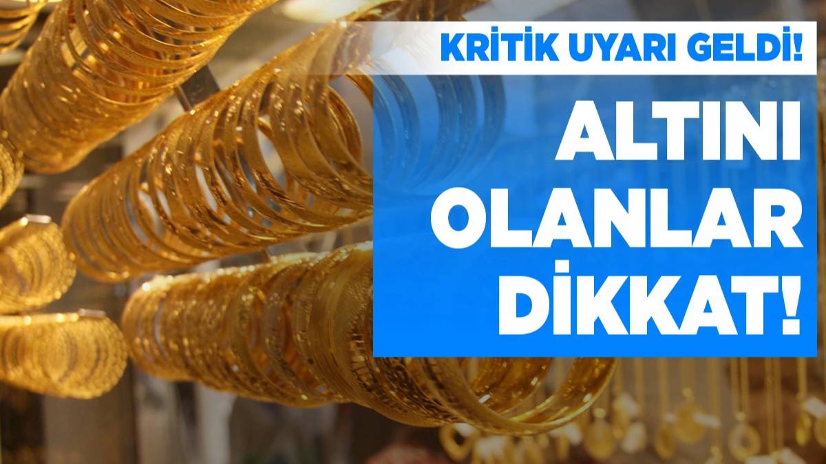 Gram altın alıp satacaklar dikkat! Ramazan Kurtoğlu üstüne basa basa uyardı: Sakın böyle bir şeyi denemeyin...