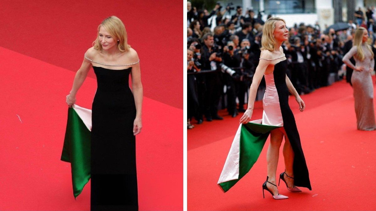 Ambargoyu böyle deldi: Cate Blanchett'tan Filistin mesajı
