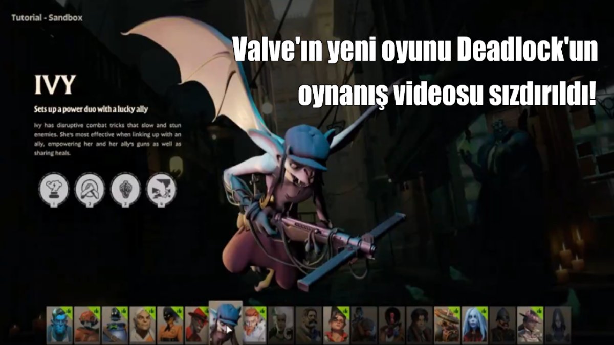 Valve tarafından geliştirilen Deadlock oyunundan ilk görüntüler: Oynanış videosu sızdırıldı