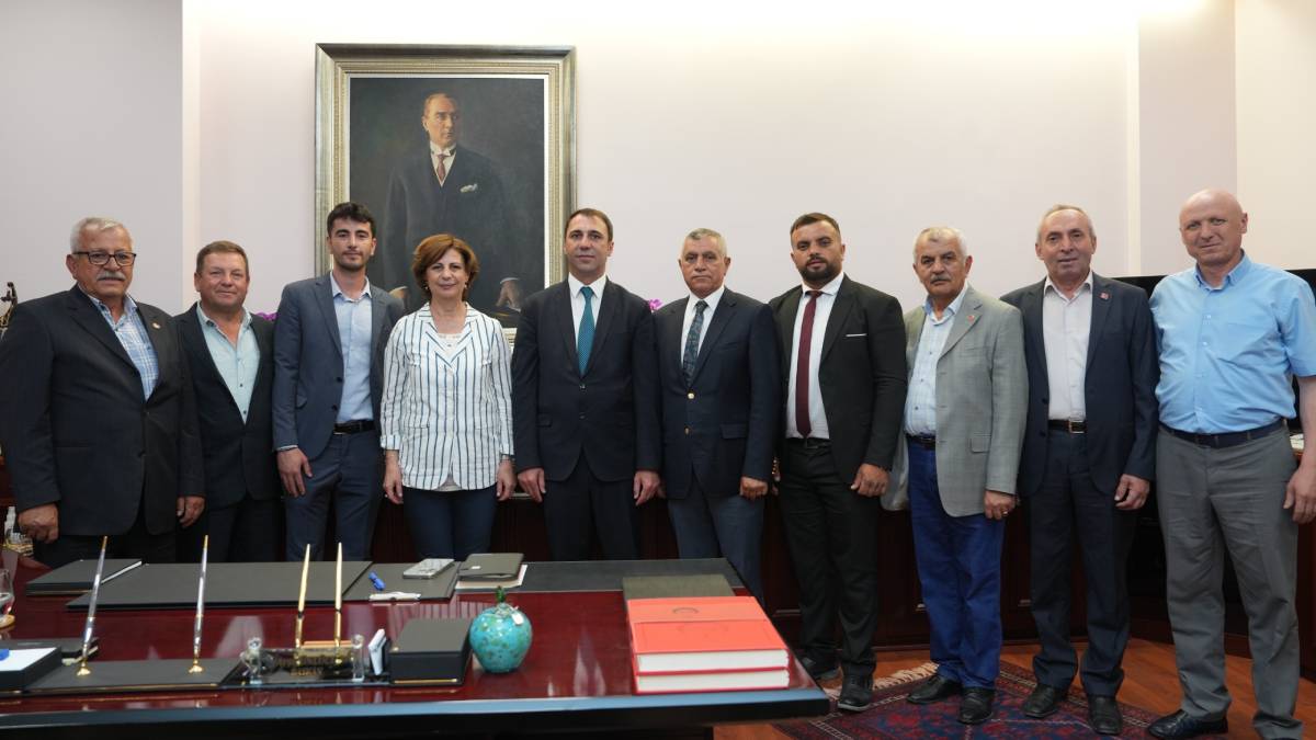 Karabacak tan Başkan Ünlüce ye ziyaret