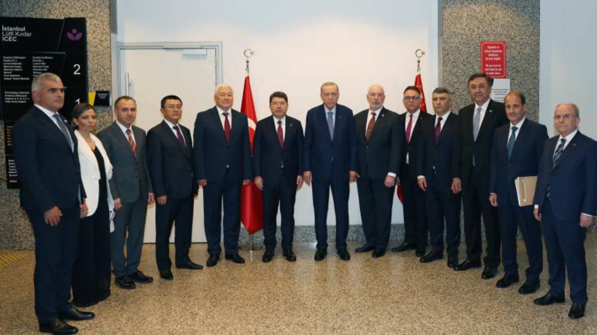 Erdoğan Türk Devletleri Teşkilatı Yargı Kurulları Toplantısı'nda