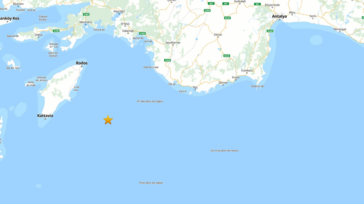 Akdeniz'de deprem | Son depremler