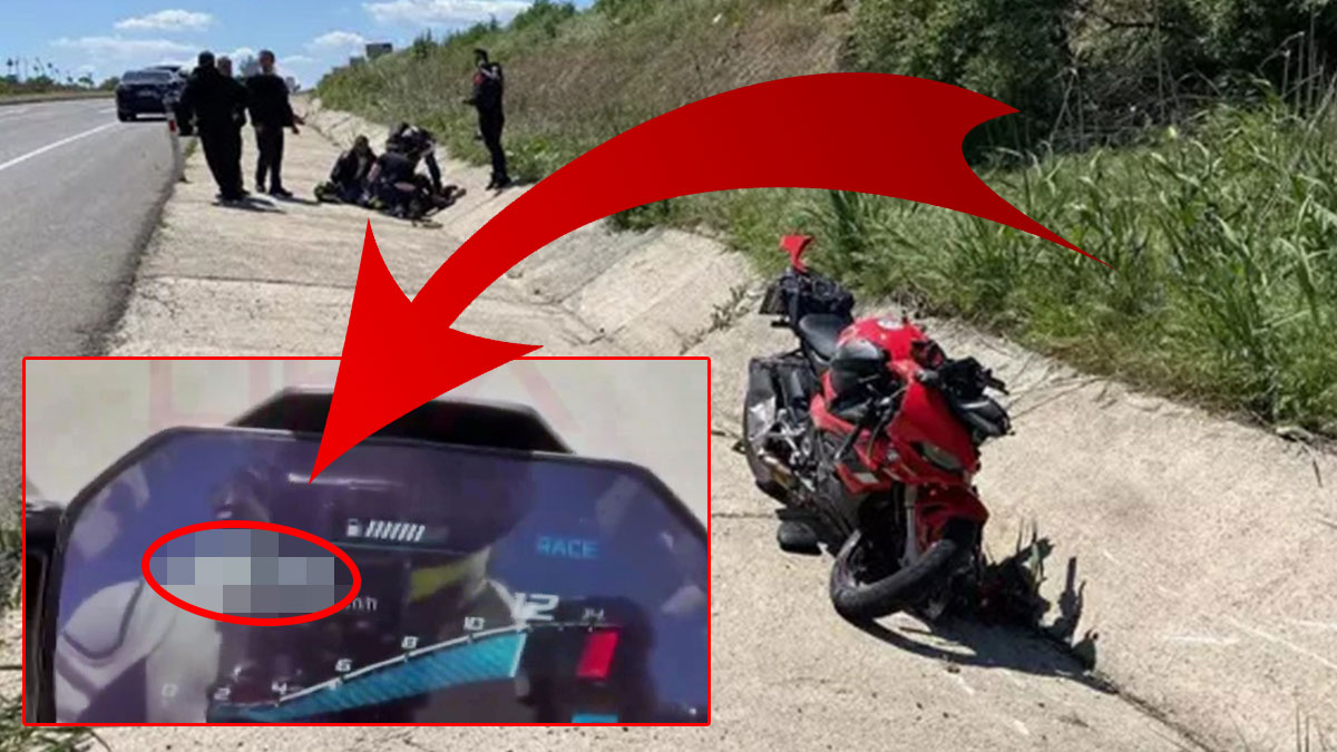 Kazadan önce ulaştığı hız şoke etti: Kaza anı kamerada!