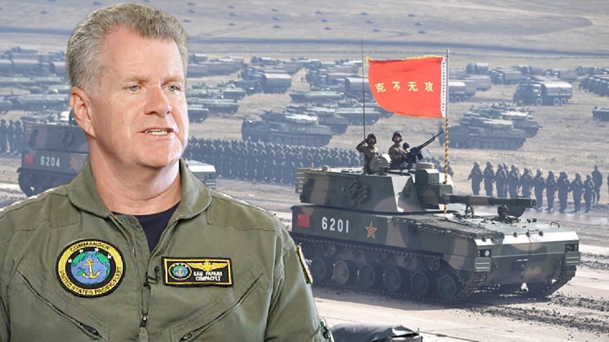 ABD'li Komutan Paparo: Çin'in tatbikatları işgalin provası gibi görünüyor