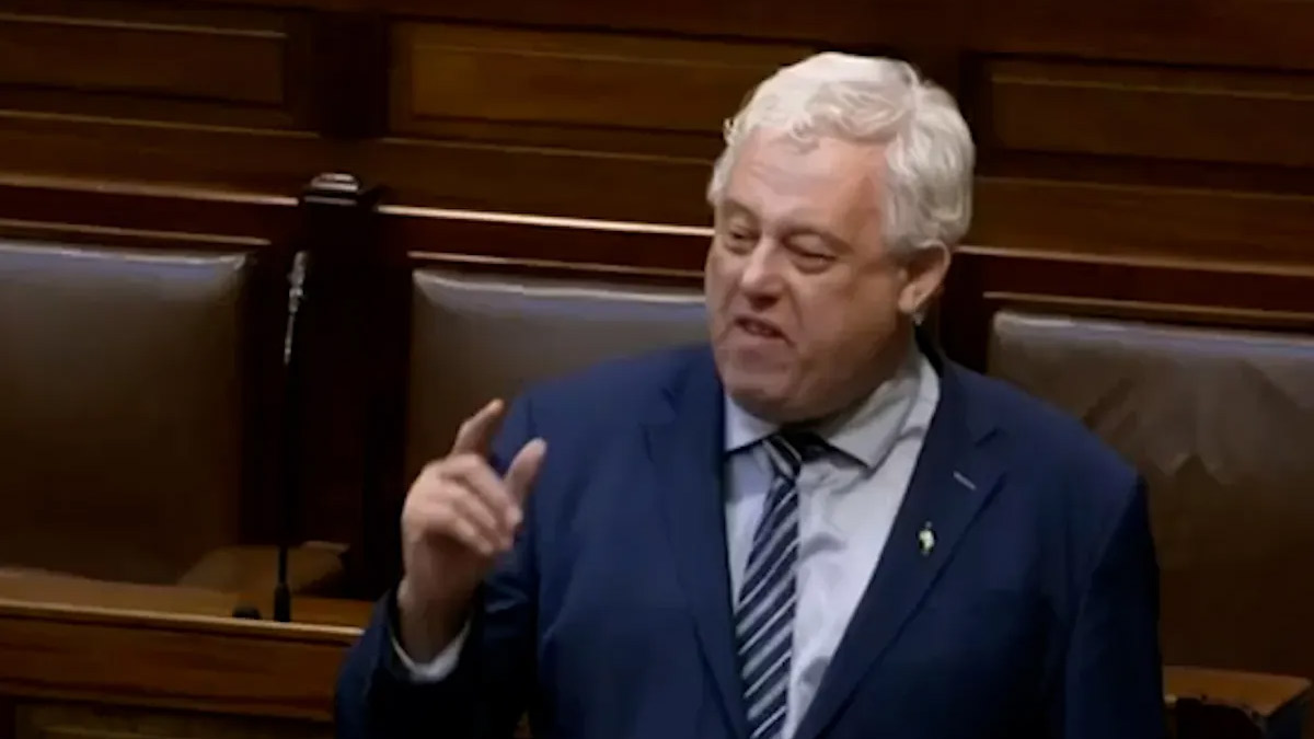 İrlandalı vekil Gazze'deki katliamı anlatırken gözyaşlarını tutamadı: Umarım Netanyahu aynı şekilde cehennemde yanar