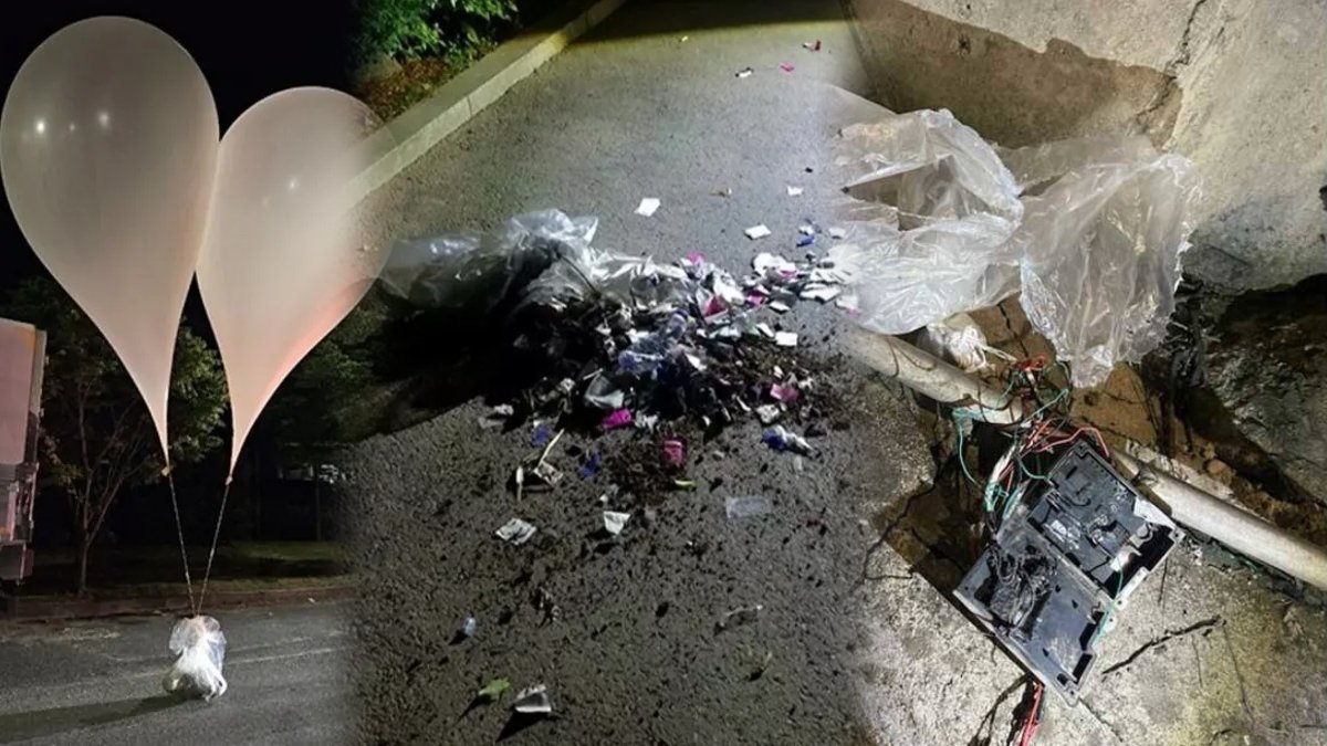 Çöp dolu yüzlerce balon Güney Kore’yi kızdırdı: Kuzey’de propaganda yayınları yıllar sonra tekrar başlayacak