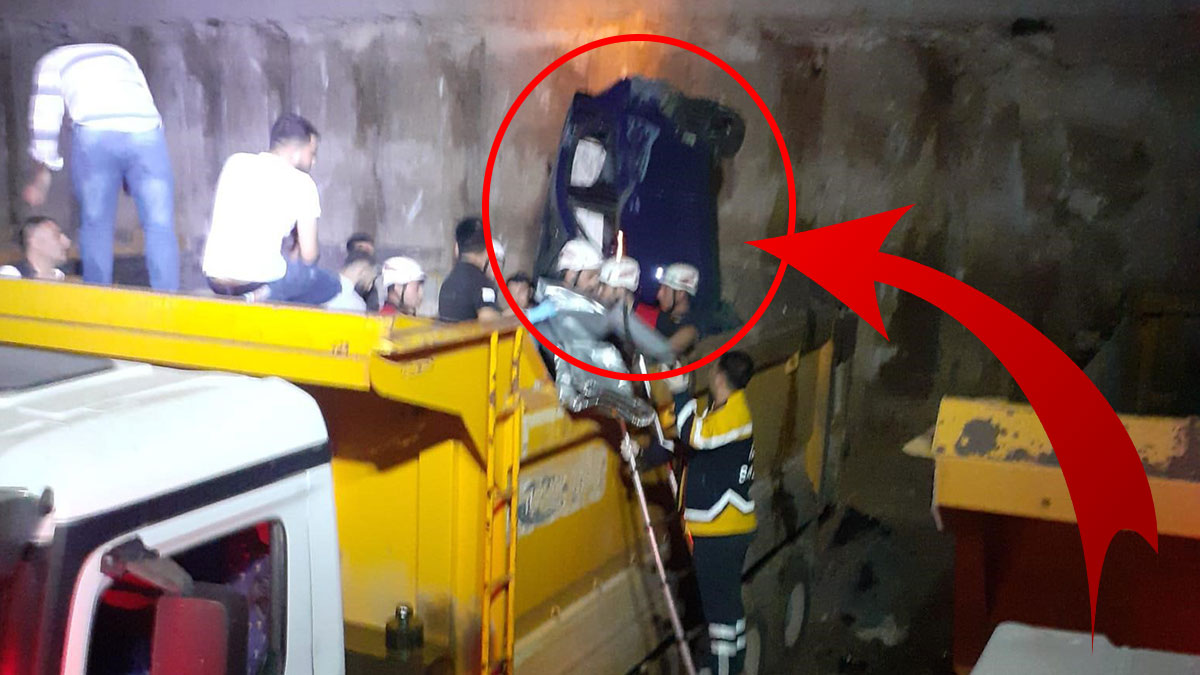 İnşaata uçan aracın düştüğü yer şaşırttı! Böyle kaza az görülür...