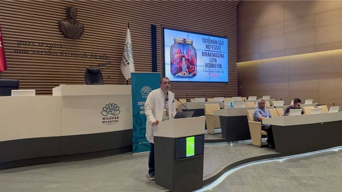 Çalışanlara tütün ürünlerinin zararları anlatıldı