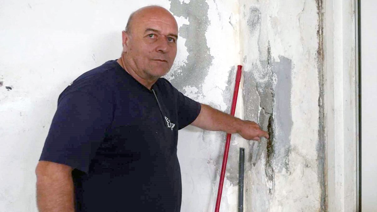 Kolonları patlayan iş yerinin sahibinden kiracısına akılalmaz teklif: Çatlakları sıva ile  kapatıp boyayın