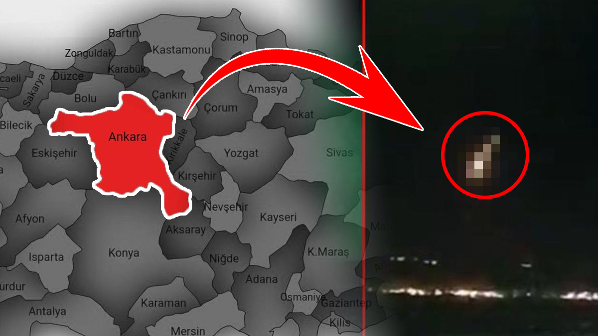 Ankara’da neler oluyor! Gökten öyle bir şey düştü ki… Gök yarıldı adeta
