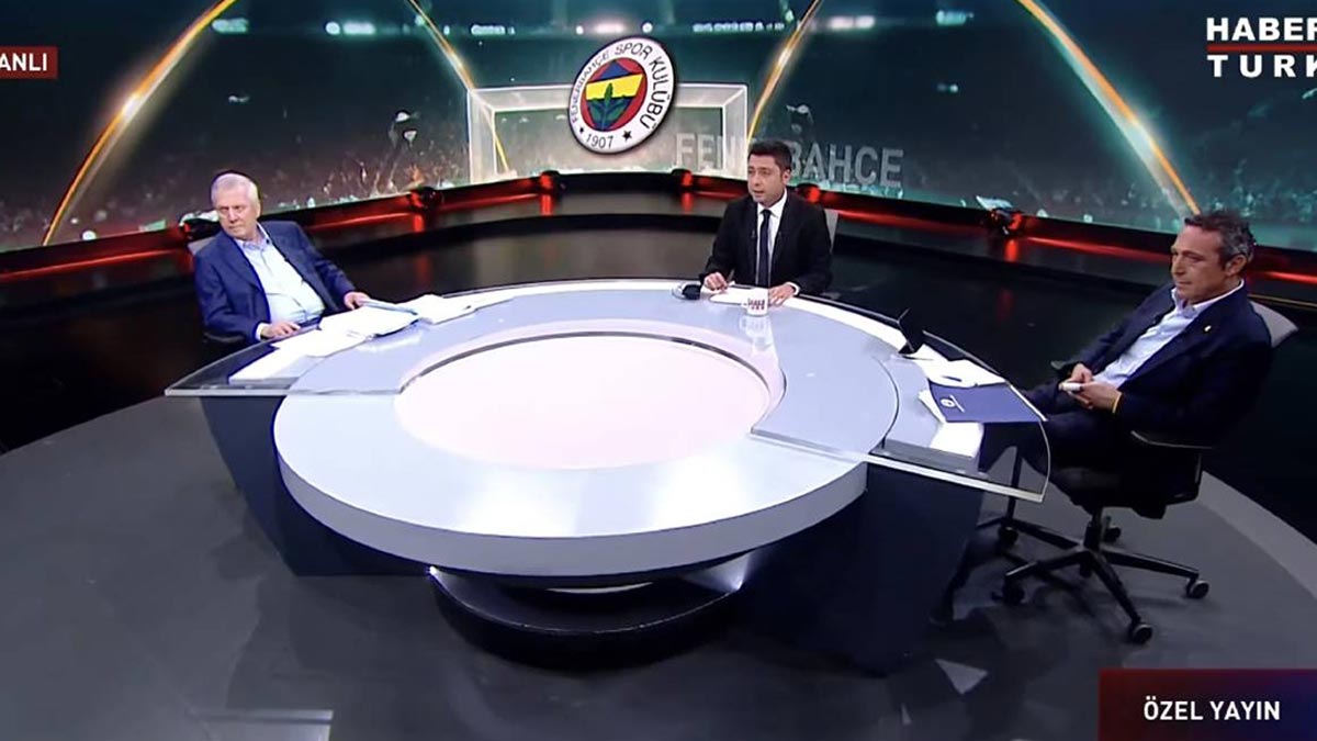 Fenerbahçe başkan adayları Ali Koç ve Aziz Yıldırım canlı yayında yüzleşti