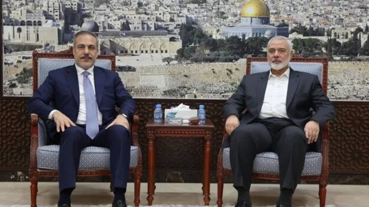 Bakan Fidan, Hamas lideri Haniye ile görüştü