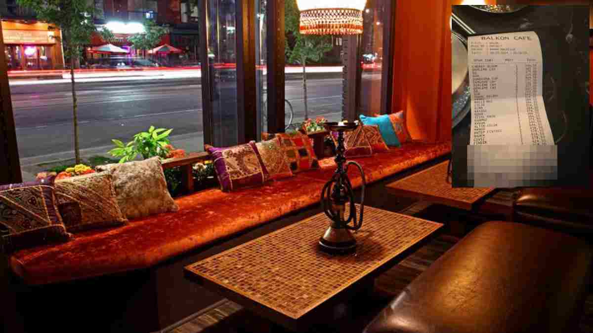 Ankara'nın kafe fiyatı Bodrum'u bile solladı! Burası lüks lokanta değil nargile kafe... O adisyon gündem oldu