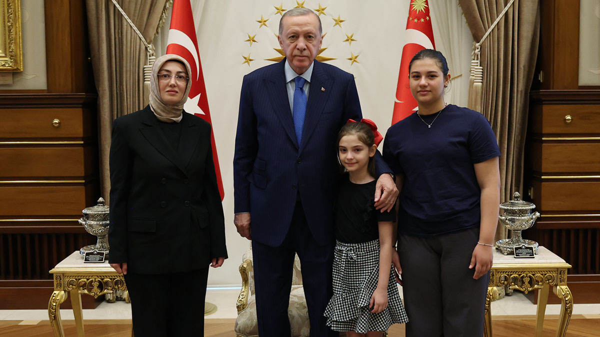 Cumhurbaşkanı Erdoğan ile Ayşe Ateş'in görüşmesi başladı