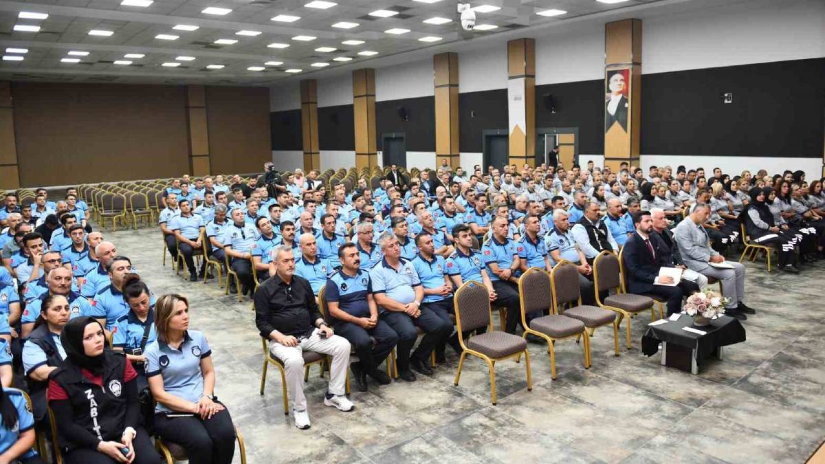 Başkan Özer, zabıta ekipleri ve güvenlik görevlileri ile bir araya geldi