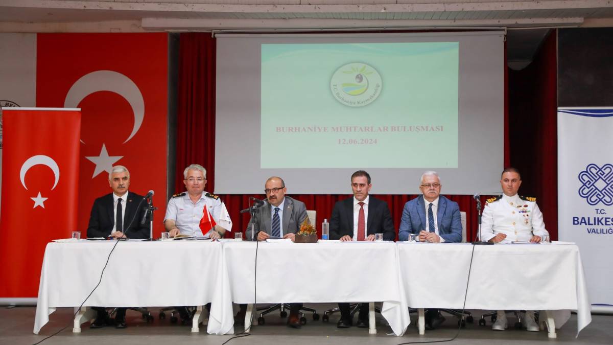 Muhtarlarla bir araya gelindi