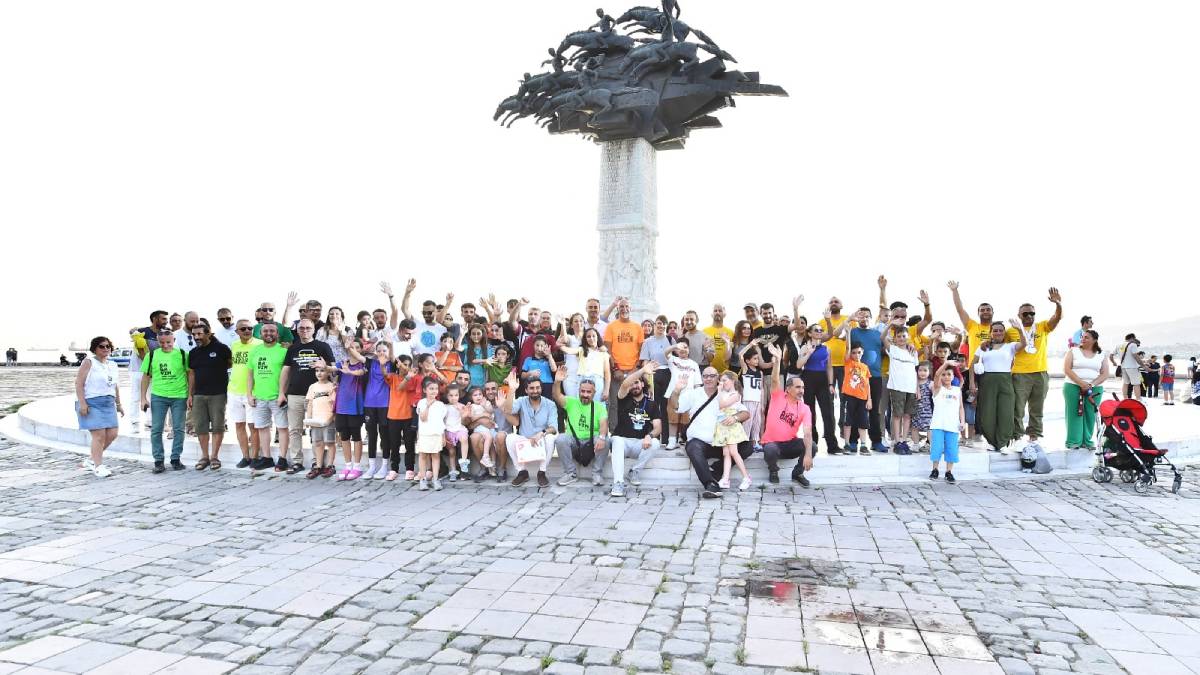 İzmir’de babalar ve çocuklar birlikte eğlendi