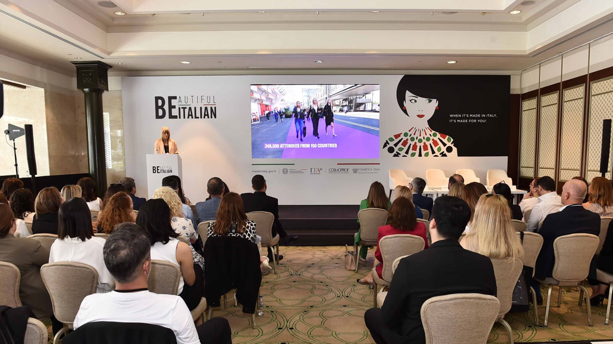 İtalyan kozmetik devleri İstanbul'da buluştu: Güzelliğe İtalyan dokunuşu