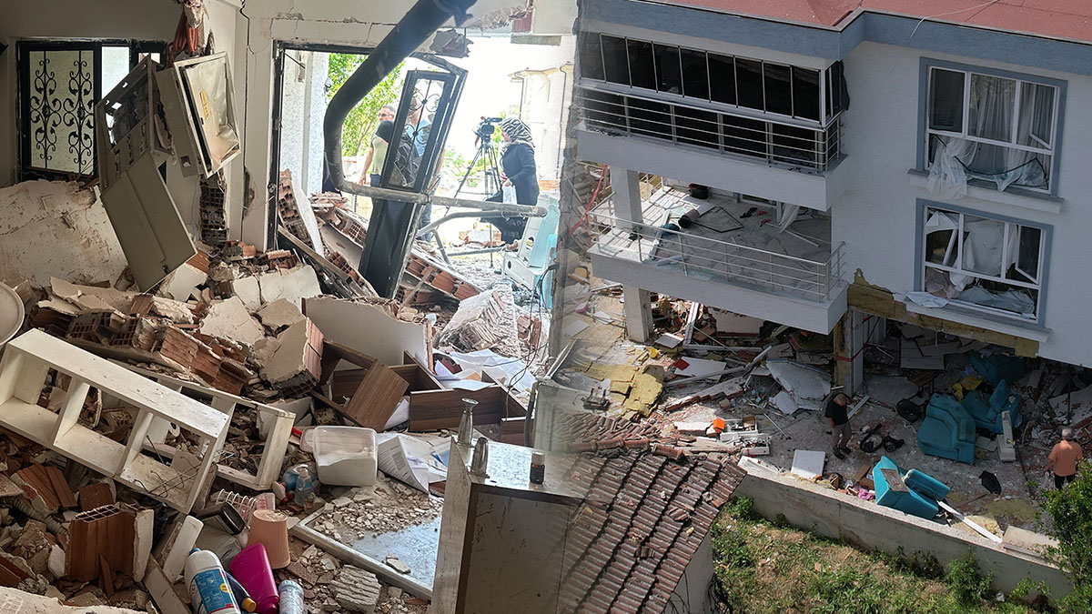 Ev sahibini çağırıp evi havaya uçurdu: Ortalık savaş alanına öndü! Korkunç görüntüler