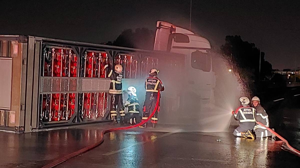 Aydın Büyükşehir Belediyesi İtfaiyesi büyük faciayı önledi