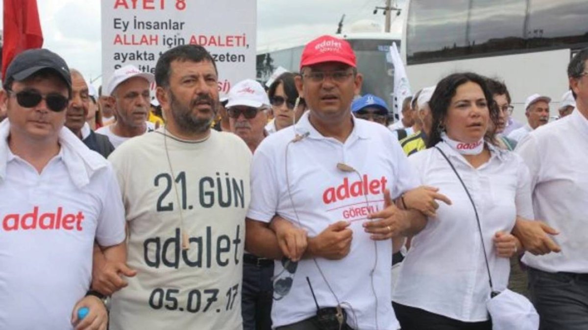 Özel'den 'adalet yürüyüşü' mesajı: Mücadelemiz sürecek