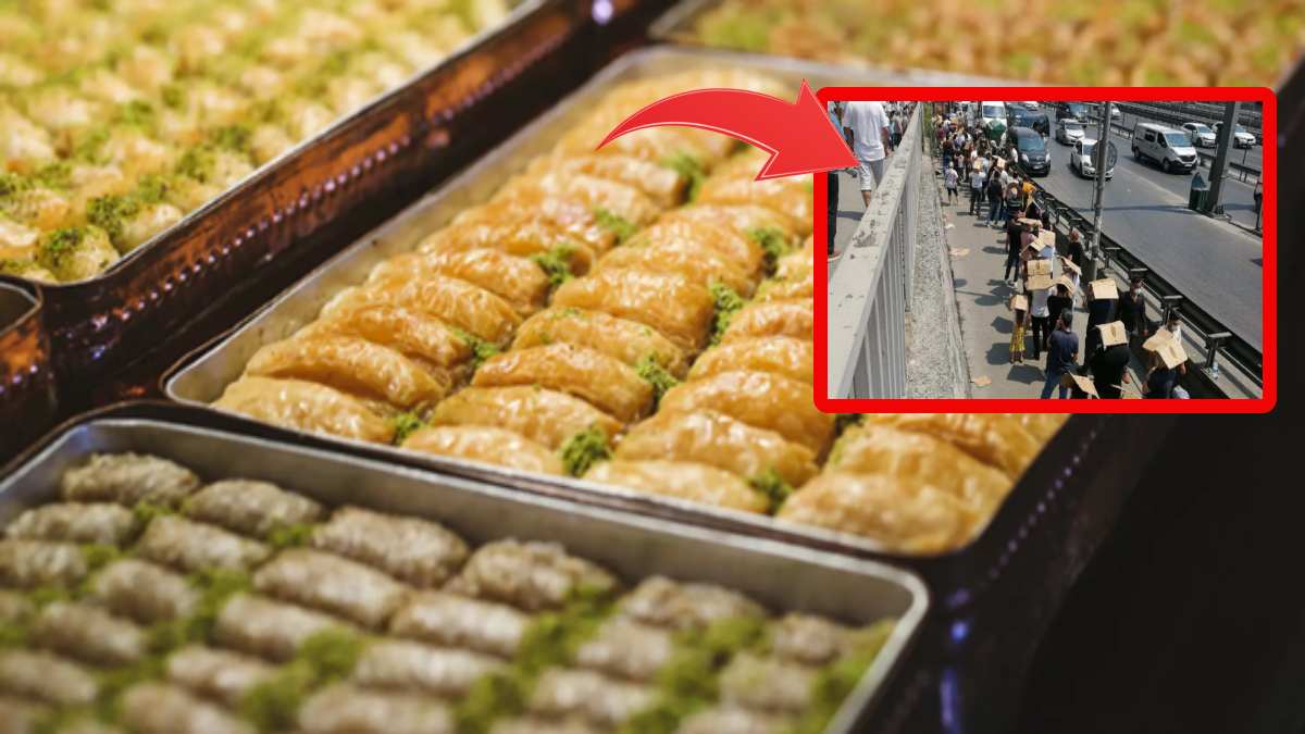 Baklava fiyatları düştü, hücum başladı! İstanbul'un en ucuz baklavacısı: Fiyatı duyan güneş demedi bekledi