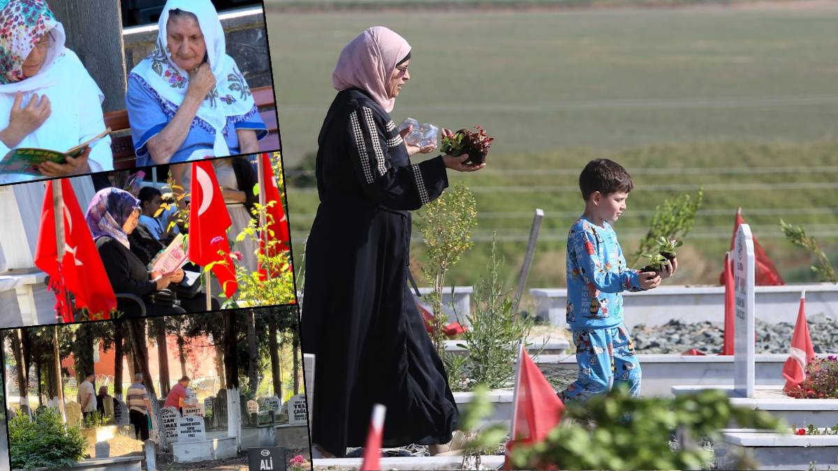 Şehitlik ve mezarlıklarda buruk bayram