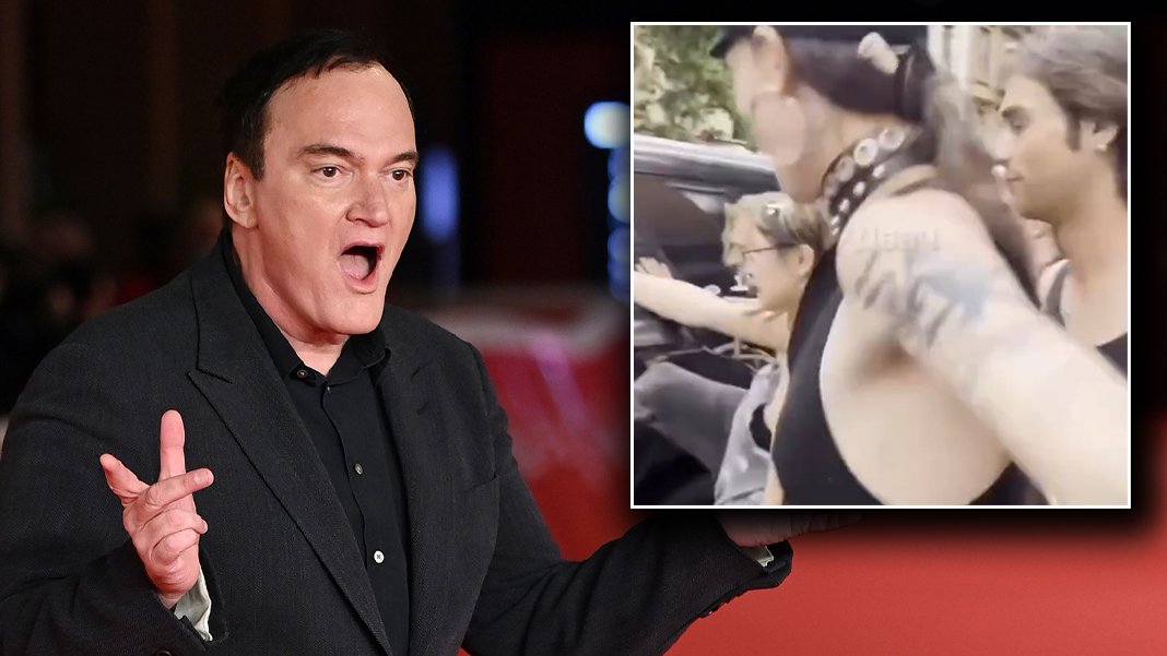 İsrail destekçisi Tarantino'ya 'Filistin' protestosu