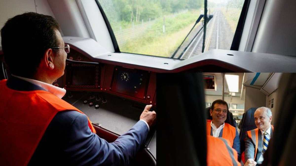 İmamoğlu Almanya’da HIZRAY’ı test etti: Olağanüstü bir ring hattı olacak