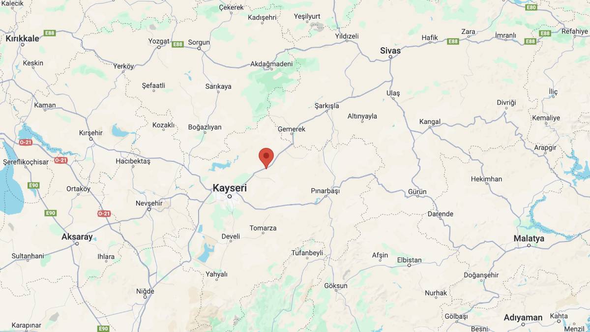 Kayseri'de deprem I Son depremler