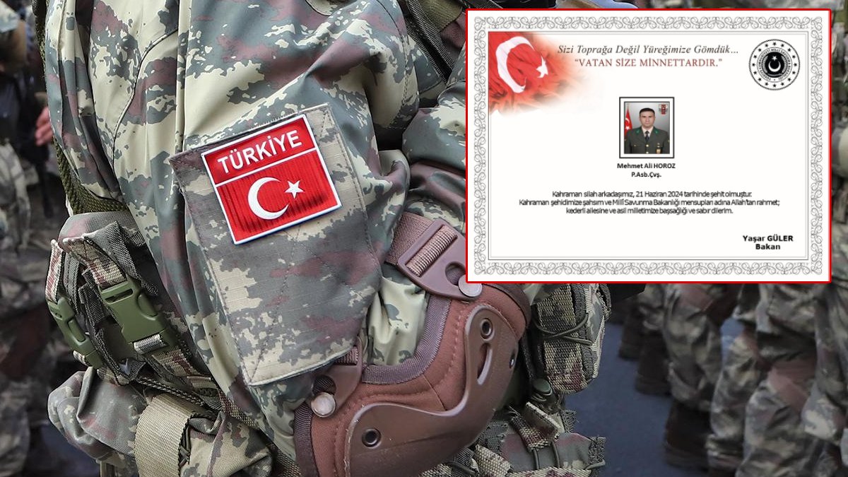 Pençe-Kilit'te 1 asker şehit