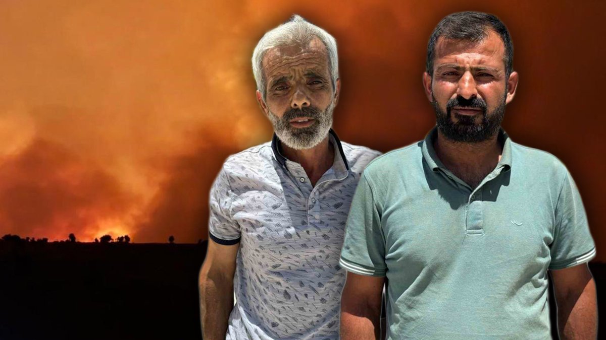 Anız yangınından sağ kurtulanlar korku dolu anları anlattı: 40 metre daha koşabilselerdi...