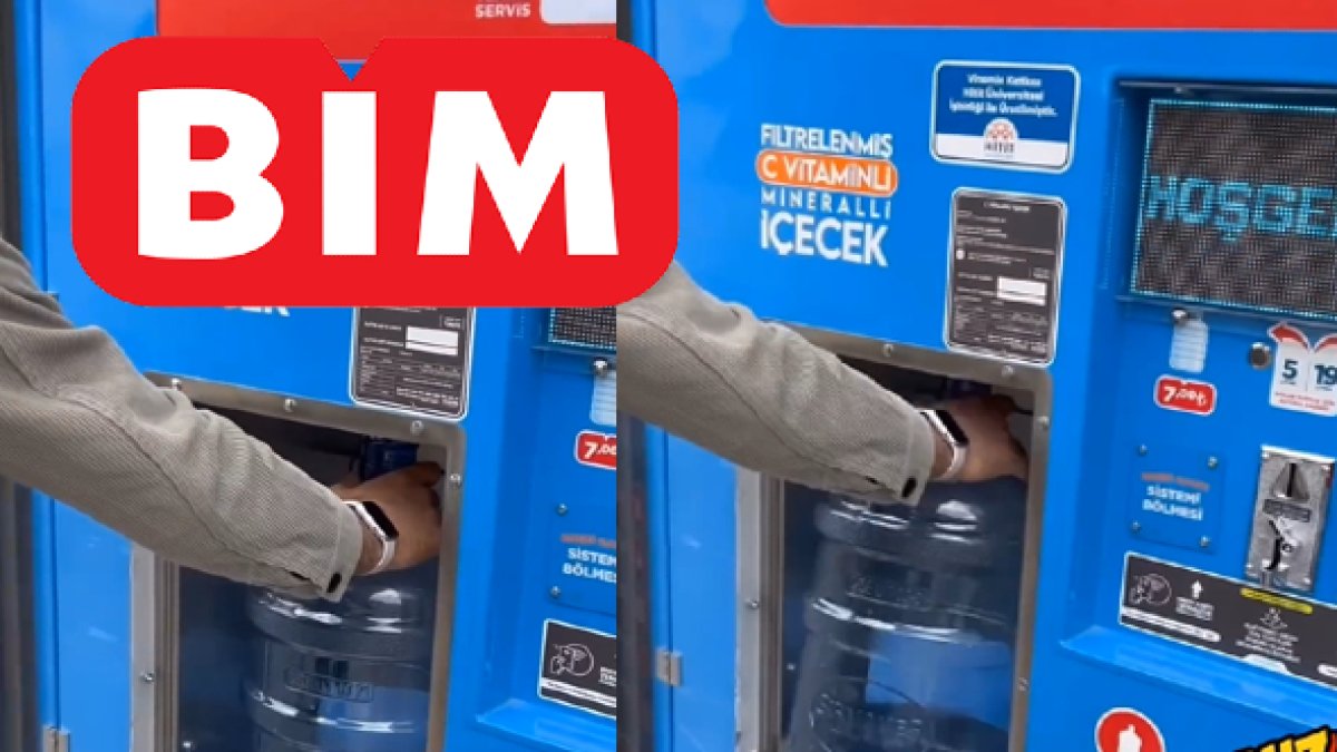 Damacanasını alan BİM'e koşacak! BİM, su doldurma otomatları getirdi: İster 5 ister 19 litre: İşte fiyatları