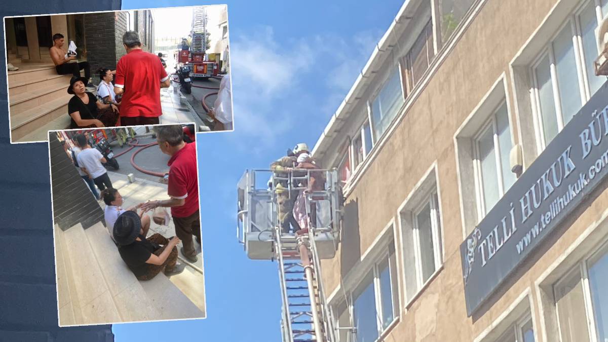 Şişli'de yangın: Mahsur kalanlar var