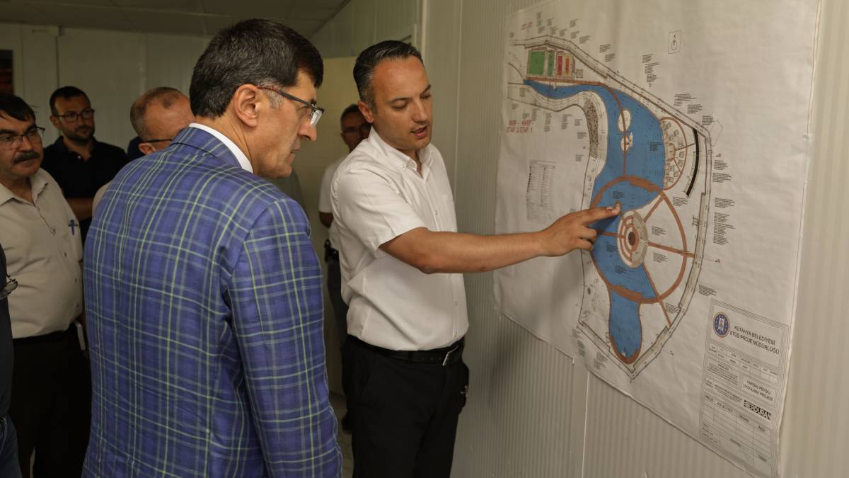 Başkan Kahveci’den Kanal Kütahya incelemesi