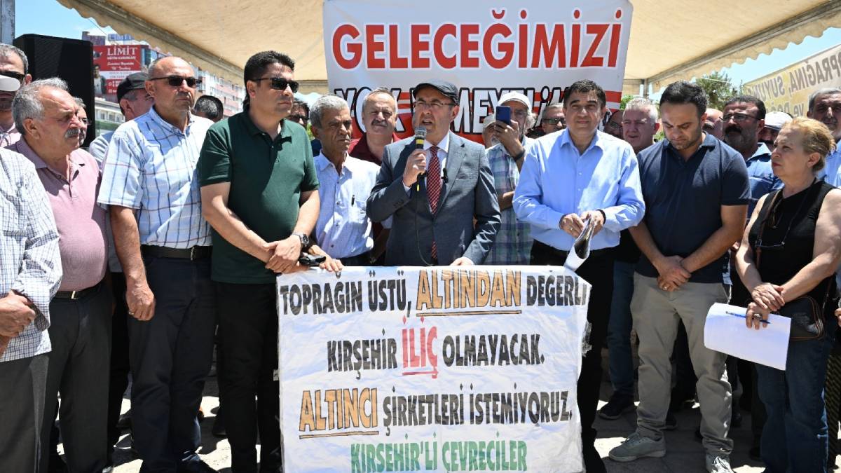 ''Sağlığımızı ve geleceğimizi tehlikeye atacak olan altın madenciliğine karşı tek vücut olalım''