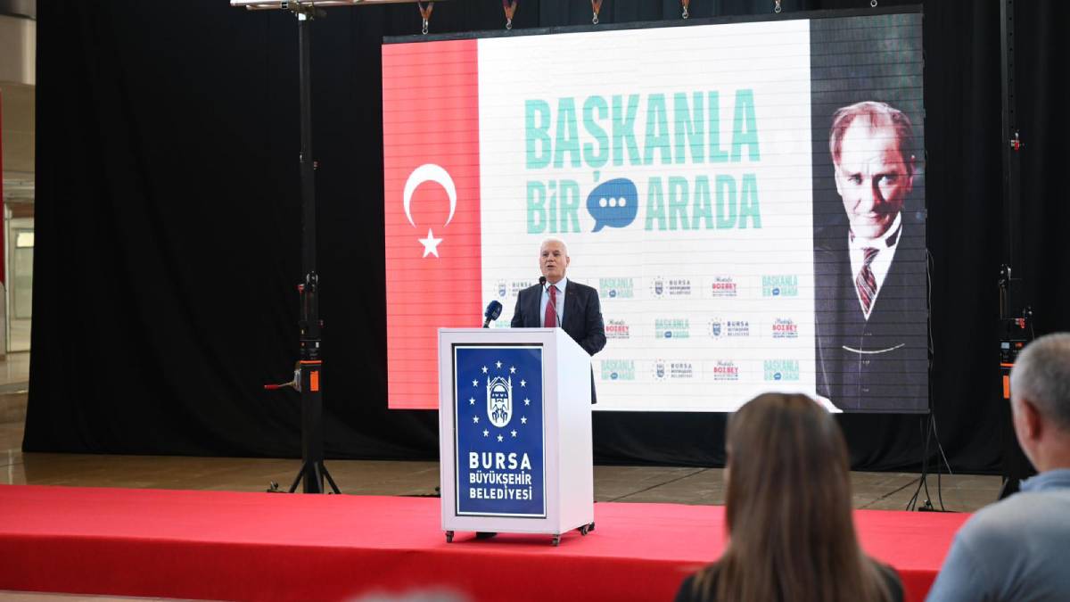 Bursalılar, Başkan Bozbey ile buluştu