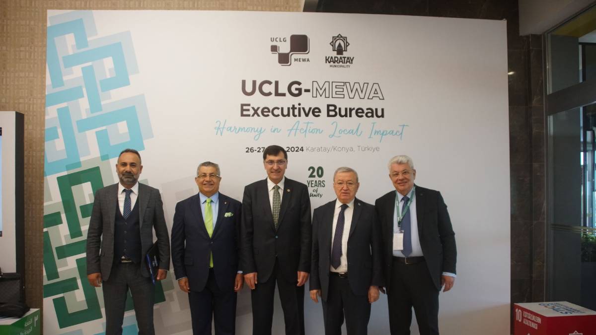 Başkan Kahveci UCLG-MEWA Yönetim Kurulu Toplantısı'na katıldı